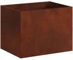 Garten-pflanzgef&auml;&szlig; Rostoptik 40 X 30 X 30 Cm Wetterfeststahl Vidaxl