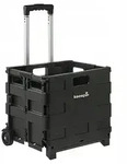 Universeller Transportkorb Auf R&auml;dern, Kunststoff, Schwarz, 65 L
