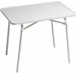 Alco - Kindertisch 60x40 Cm, Wei&szlig; Gestell Aus Stahl In Wei&szlig;, Tischplatte Aus Top In