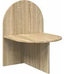 Vidaxl Bed Cabinet Sonoma Oak 48 X 49 X 65 Cm Engineered Wood