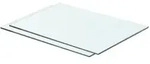 Vidaxl Regalb&ouml;den 2 Stk. Glas Transparent 50x30 Cm