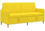 Sofa Mit Stauraum Helles Gelb 172 X 78 X 87 Cm Polyester Vidaxl