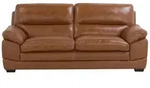 Sofa 3-sitzer Horten Echtleder Goldbraun