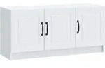 Vidaxl Tv Cabinet White 99 X 34.5 X 47 Cm Engineered Wood