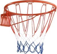 Costway - 45 Cm Basketballring Mit Netz, Basketball Korb Aus Stahlrahmen Und