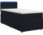 Boxspringbett Mit Matratze Schwarz 80 X 200 Cm Stoff Vidaxl