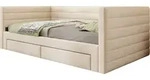 Ausziehbett 90 X 190 Cm Und 180 X 190 Cm Aus Leinen Mit 2 Schubladen,...
