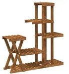 Pflanzenst&auml;nder Natur 95 X 25 X 101,5 Cm Massivholz Akazie Vidaxl