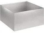 Garten-pflanzgef&auml;&szlig; Silber 60 X 60 X 30 Cm Edelstahl Vidaxl