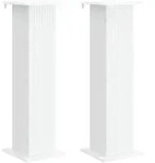 Vidaxl Plant Stand 2 Pcs White 30.5 X 30 X 100.5 Cm Engineered Wood