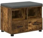 Vidaxl Hall Bench Smoked Oak 60 X 38 X 46 Cm