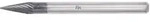 Pferd Schleifstift Skm 0307/3 Z5 Hc-fep Hartmetall
