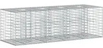 Vidaxl Gabion Raised Bed 180 X 60 X 55 Cm Galvanised Steel Silver