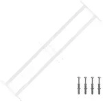 Vidaxl Security Grille For Windows With 2 Crossbars 3 Pcs 63-114 Cm
