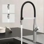 Mai & Mai K&uuml;chenarmatur Sp&uuml;ltischarmatur Aus Edelstahl, K&uuml;chenwasserhahn Mit