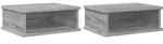 Nachttisch 2 Stk. Graues Sonoma 40 X 31 X 15 Cm Holzwerkstoff Vidaxl