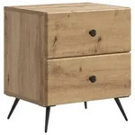Vidaxl Bedside Cabinet Artisan Oak 43 X 34.5 X 47.5 Cm Engineered Wood