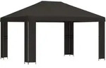 Pavillon 4 X 3 M Anthrazit Polyester Und Stahl 190 Gsm Vidaxl