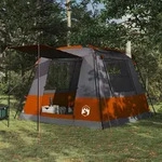 Vidaxl Party Tent 10-person Grey And Orange