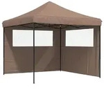Party-zelt 292 X 292 X 315 Cm Braun Oxford-stoff Vidaxl