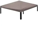 Vidaxl Gazebo Cover 300 X 300 Cm Taupe Polyester And Steel