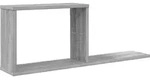 Schweberegale Sonoma-grau 80 X 15 X 30 Cm Holzwerkstoff Vidaxl