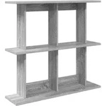 Wandregal Wandhalterung Grau Sonoma 100 X 20 X 75 Cm Vidaxl