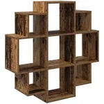 Vidaxl Wall Shelf Old Wood 90 X 25 X 90 Cm Engineered Wood
