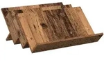 Magazinregal Mit Regal Altholz 65 X 53 X 28,5 Cm Holzwerkstoff Vidaxl