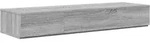 Studiotisch Sonoma-grau 130 X 40 X 19,5 Cm Holzwerkstoff Vidaxl