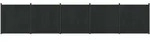 Zaunelement 5 Stk. 880 X 186,5 Cm Wpc Und Aluminium Schwarz Vidaxl