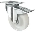 Cascoo Lenkrolle Mit Totalfeststeller &Oslash; 160 Mm Serie Z0z0 Doppelkugellager...