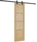 Vidaxl Sliding Door Orkdal 61 X 198.5 Cm Solid Pine Wood Natural