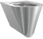 Kwc Campus Wand-wc Ohne Sitz 360x353x500mm, Chromnickelstahl