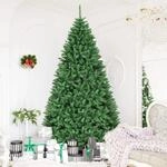 Sapin De No&euml;l Artificiel 270 Cm, 3594 Branches En Pvc, Support En M&eacute;tal Pliable, &Agrave;