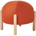 Hocker Helen Samtstoff Orange