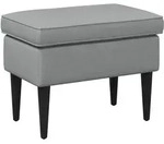 Hocker Hellgrau 55 X 35 X 41 Cm Stoff Vidaxl