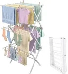 Relaxdays W&auml;schest&auml;nder Klappbar, 27 Stangen, Hbt: 115 X 53,5 X 52 Cm, Metall,
