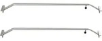 Baumarktplus - 2x Alu-b&uuml;gel Xl Verstellbar 1320 - 2100mm F&uuml;r Anh&auml;nger Flach-planen