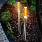 Esotec Solar Led Steckleuchtenset Twins 2er Set Bernsteinfarben Outdoor 103307