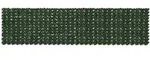 Vidaxl Balcony Screen With Leaves Dark Green 400 X 100 Cm