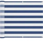 Balkonsichtschutz 100 X 400 Cm Oxford-stoff Rechteckig Vidaxl