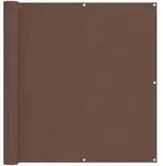 Balkonsichtschutz 110 X 300 Cm Oxford-stoff Rechteckig Braun Vidaxl