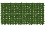 Vidaxl Balcony Screen With Leaves Green 200 X 100 Cm