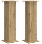 Vidaxl Plant Stand 2 Pcs Artisan Oak 30.5 X 30 X 100.5 Cm