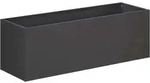 Garten-pflanzgef&auml;&szlig; Schwarz 60 X 20 X 20 Cm Kaltgewalzter Stahl Vidaxl