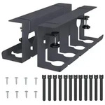 Unter Dem Schreibtisch Kabelmanagement Tray 2 Stk. Anthrazit Vidaxl