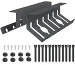Unter Dem Schreibtisch Kabelmanagement Tray 2 Stk. Anthrazit Vidaxl