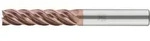 Pferd Tools Vhm-fr&auml;ser &Oslash;10mm, 5 Schneiden, Mit Spanteiler, 4xdc, Radius 0,5mm,