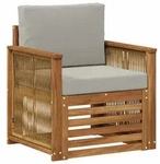 Vidaxl Outdoor Middle Sofa Natural